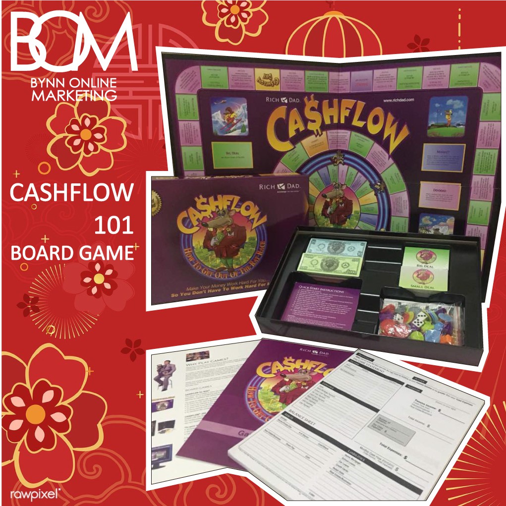 Board game CashFlow 101-- Rich Dad How To Get Out of the Rat Race/  Investment knowledge | Shopee Malaysia