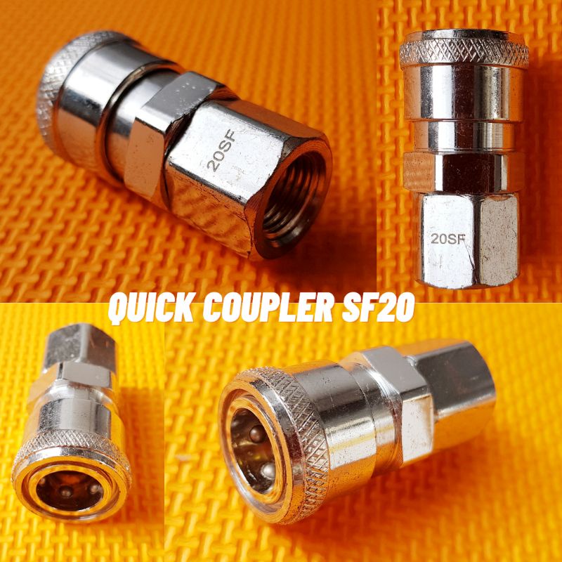 Quick Coupler SF20 Compressor Hose Connection Recoil Cuk Coupler SF20