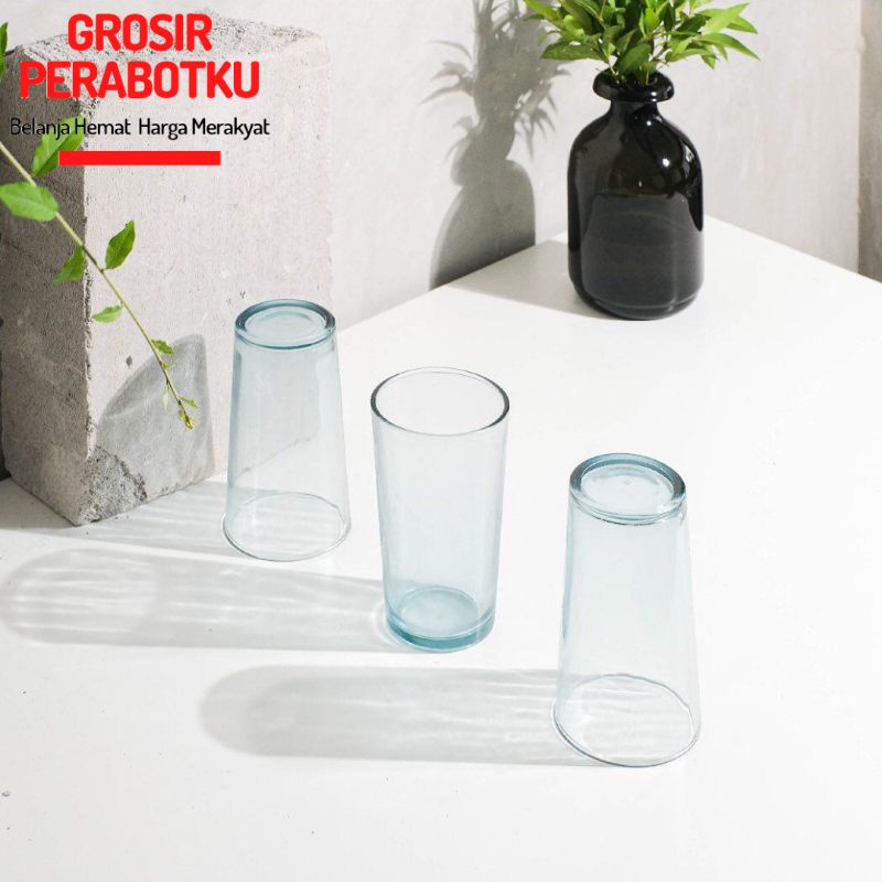 296ml High Plain Drinking Glass | Tall Glass Cup | Tall Tea Cup | Glass ...