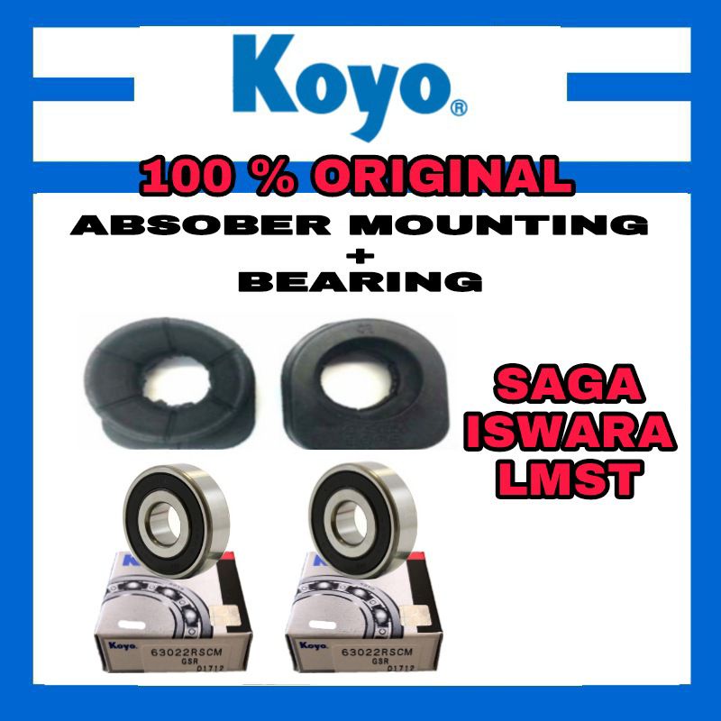KOYO PROTON SAGA ISWARA LMST ABSORBER MOUNTING AND BEARING (1SET=2PCS