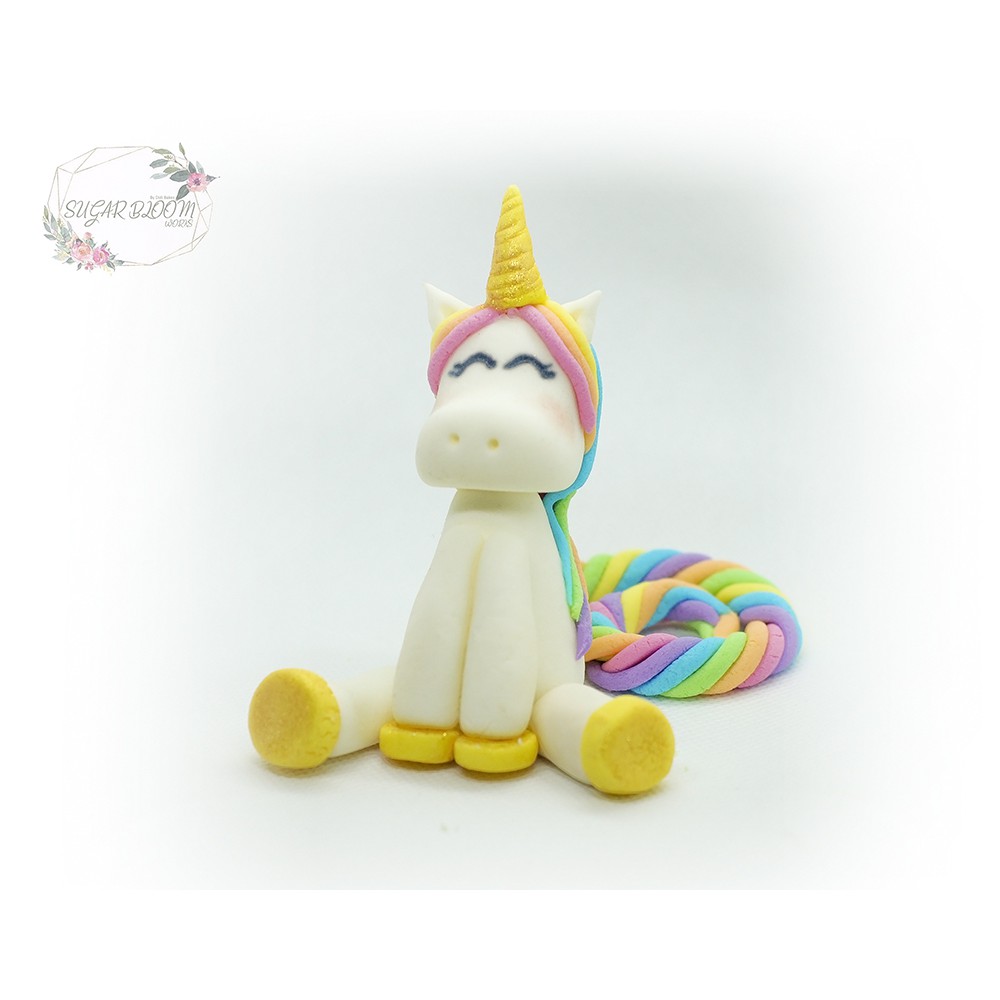 Cake Topper Edible Unicorn VIBRANT Shopee Malaysia