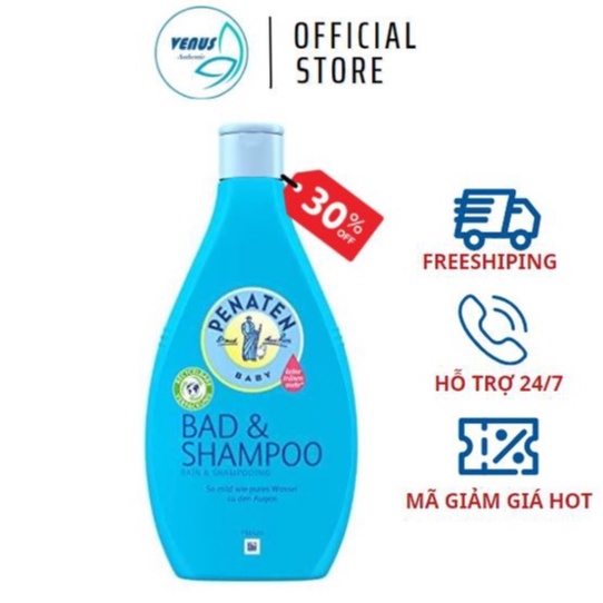 Penaten Bad & Shampoo 400ml - Bill Germany (New Model) | Shopee Malaysia