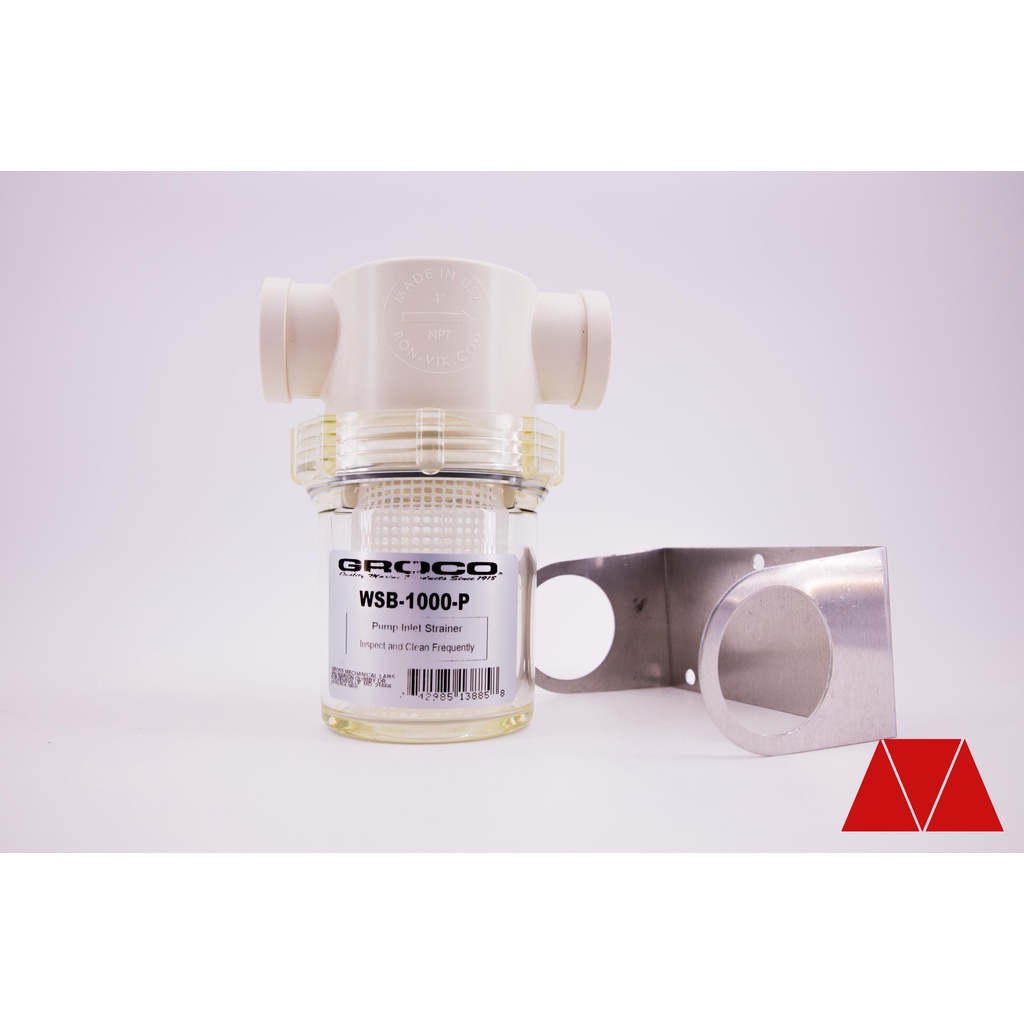 Groco Wsb1000p Inlet Strainer Pump Strainer 1in Pls Basket 2 1 1/4