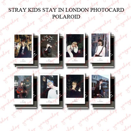 Stray Kids First Photobook Stay in London JYP//Photo card