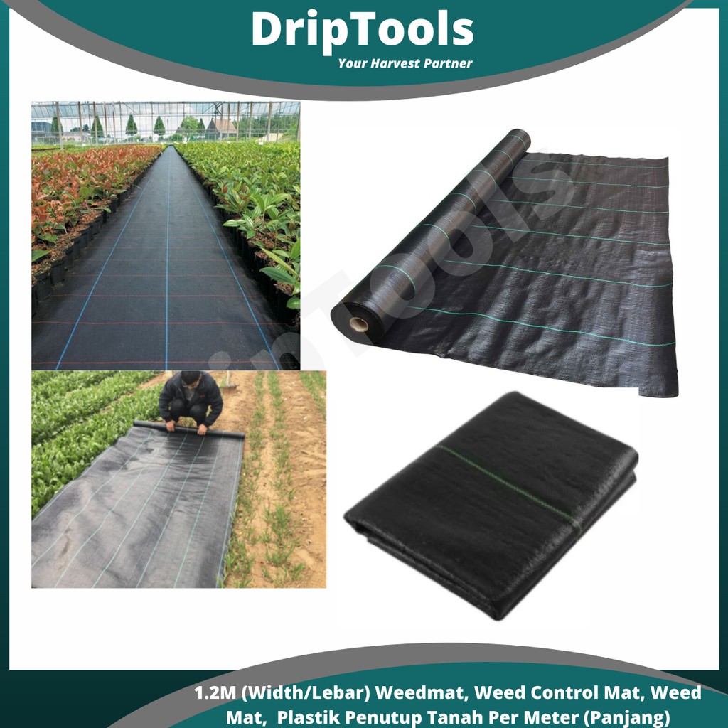 1.2M (Width/Lebar) Weedmat, Weed Control Mat, Weed Mat, Plastik Penutup ...