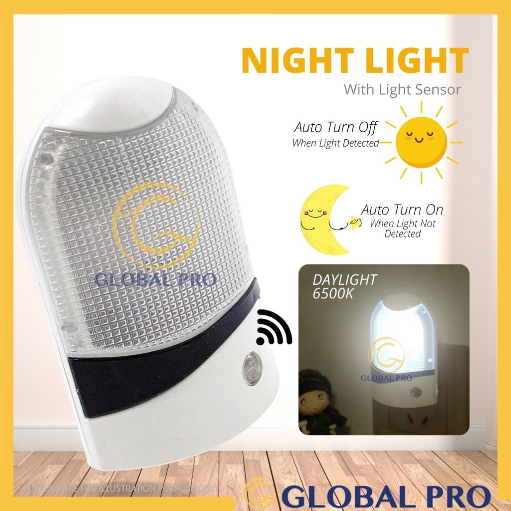 QL Plug in Night Light Dimmable Mini LED Night Lights with Auto