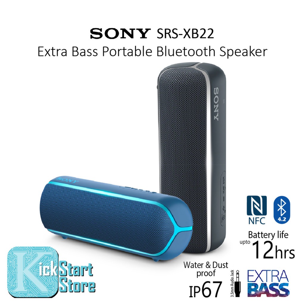 Sony srs xb22 cheap extra bass