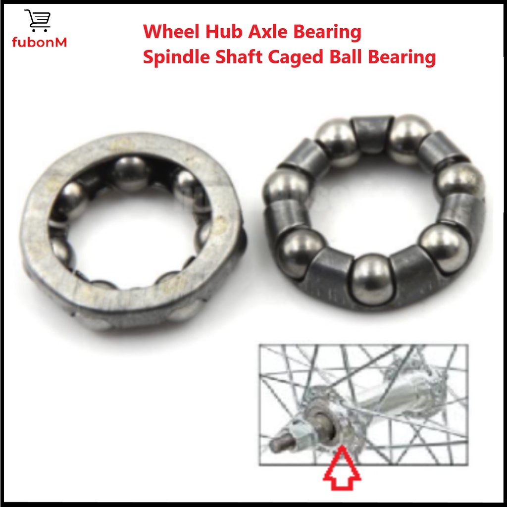 Bmx rear clearance hub ball bearings