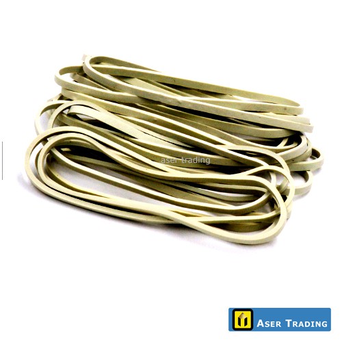 RUBBER BAND 15inch WHITE / GETAH GELANG 15inci PUTIH (200g) | Shopee ...