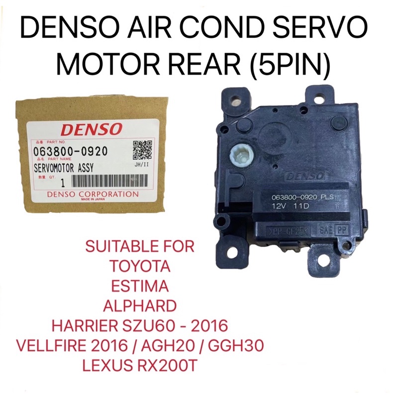 (ORIGINAL) DENSO TOYOTA ALPHARD AHG20 GGH30 ( REAR SIDE ), TOYOTA ...