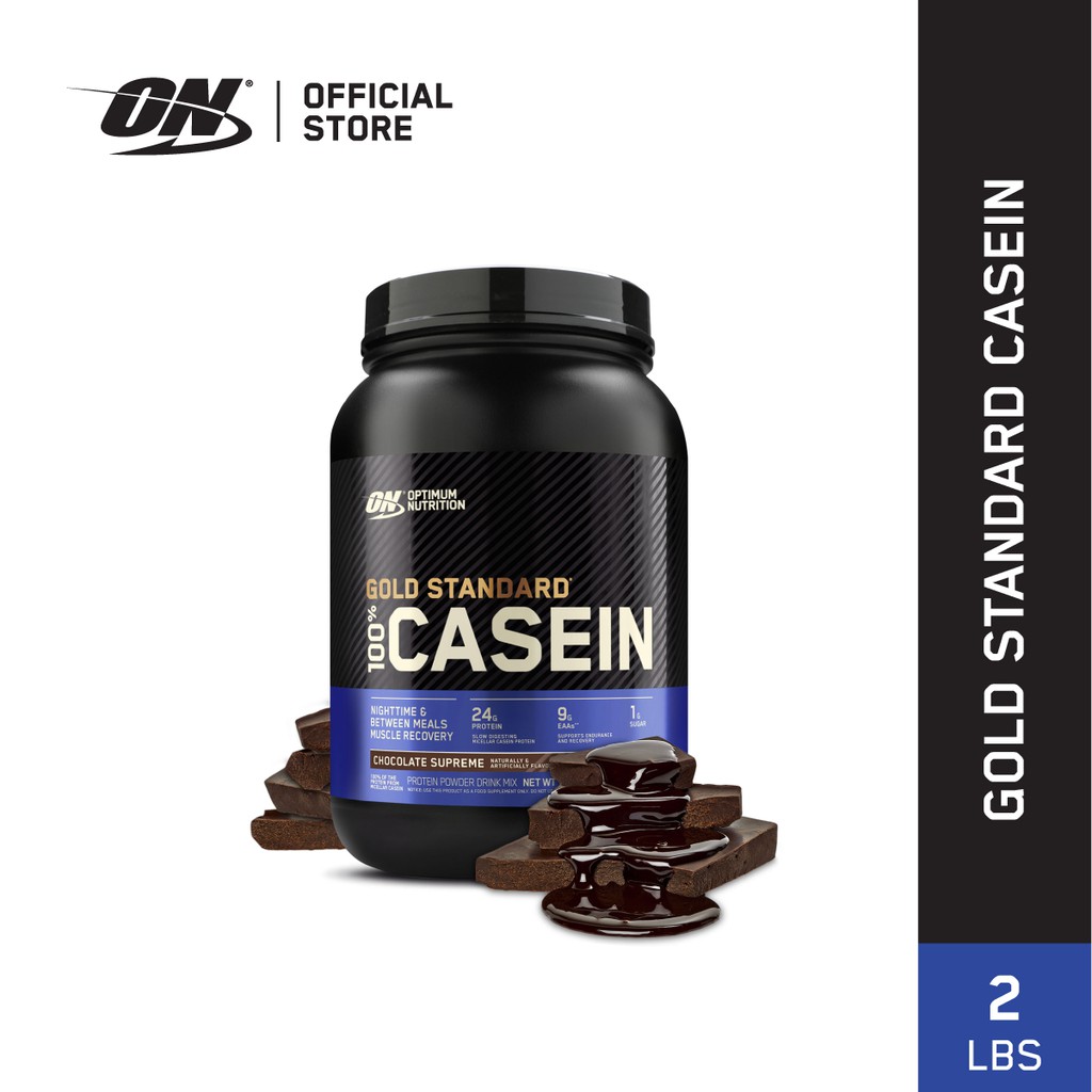 Optimum Nutrition Gold Standard 100% Casein Protein (2lbs) | Shopee ...