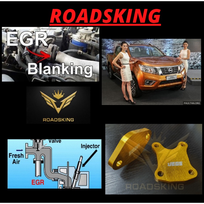 EGR STOPPER EGR DELETE PLATE FIT NISSAN NAVARA NP300 D23 2.5L YD25