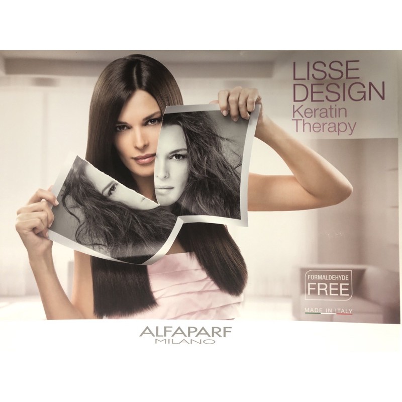 ALFAPARF MILANO Lisse Design Keratin Therapy （Shampoo/Conditioner/Kera-Treatment)100%  Authentic