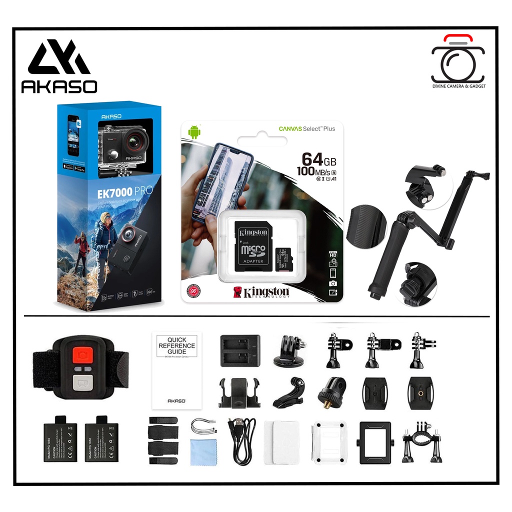 Akaso EK7000 Pro offers 4K action cam with a remote control