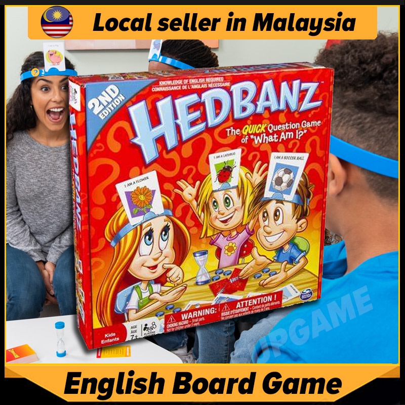 Funny Family Game What am I Hedbanz Game Party Game Card Game Family