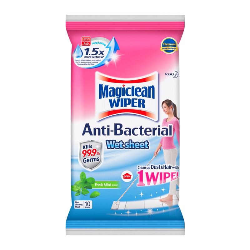 Kao Magiclean Wiper Mop Stick Magic Clean Refill Shopee Malaysia