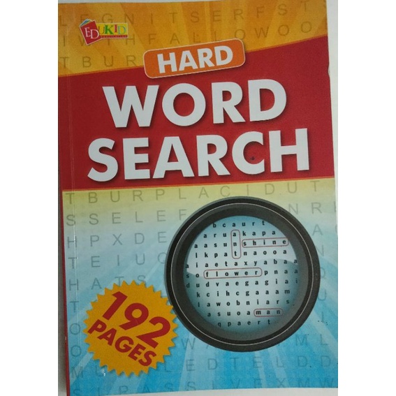 Word Search Hard Level Book | Shopee Malaysia