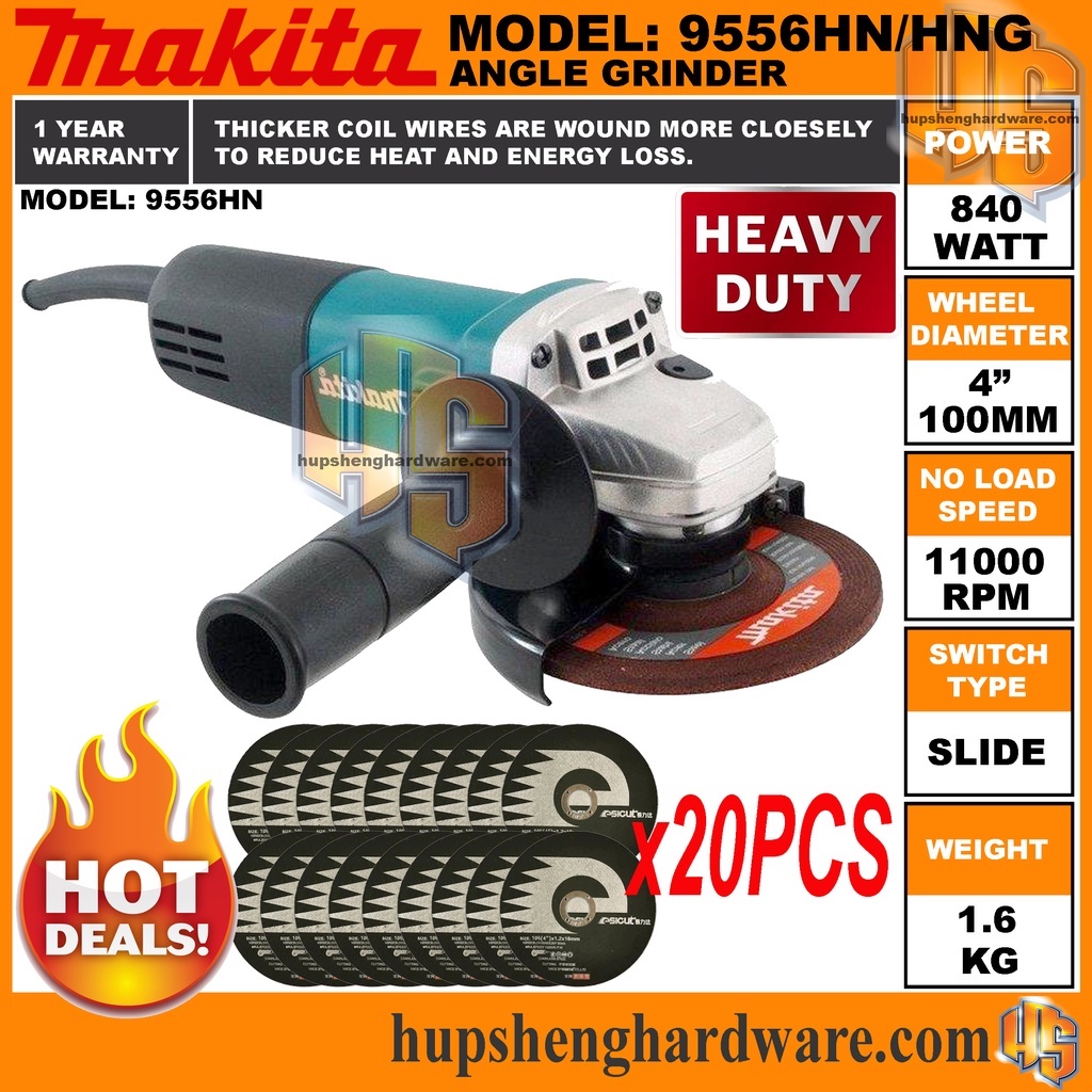 Makita 9556hn angle online grinder