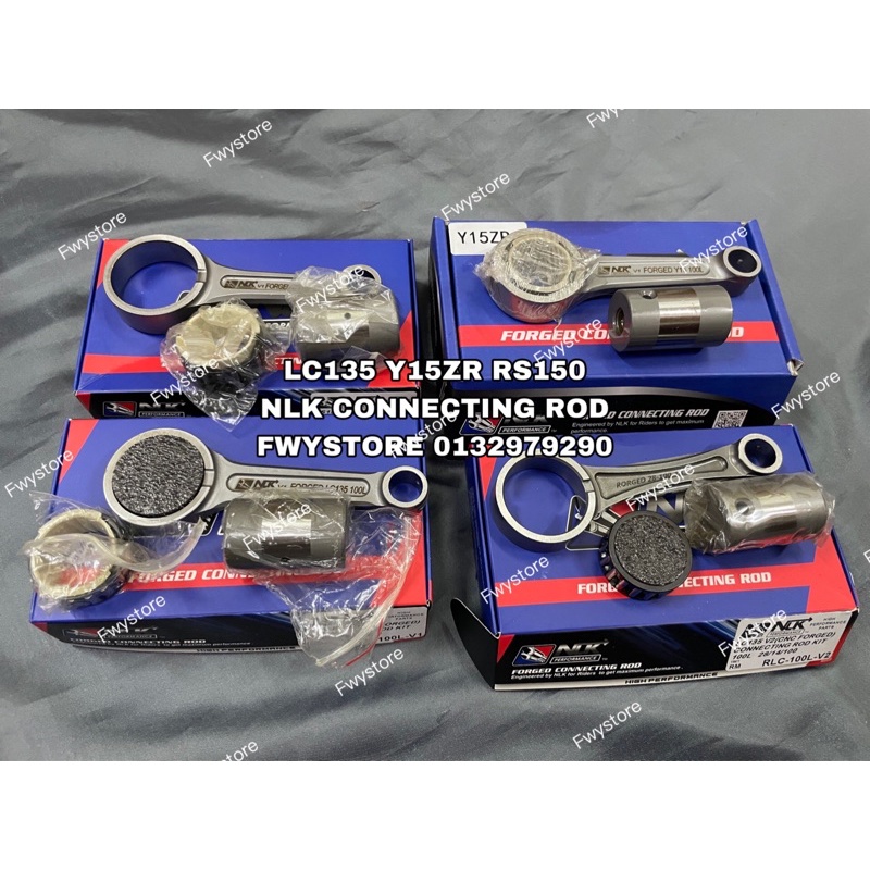 NLK CONROD RACING CONNECTING ROD KIT LC135 Y15ZR FZ150 4S 5S V1 V2 100L Shopee Malaysia