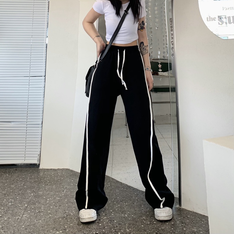 Summer Women's Allmatch Wide Leg Pants Women's High Waist Loose