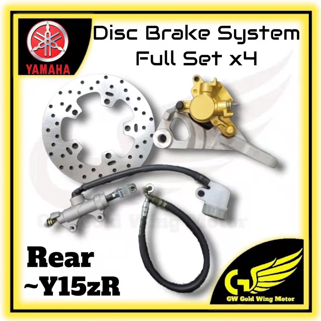 YAMAHA Y15ZR Y15 REAR DISC BRAKE PLATE MASTER PUMP & CALIPER ASSY STD