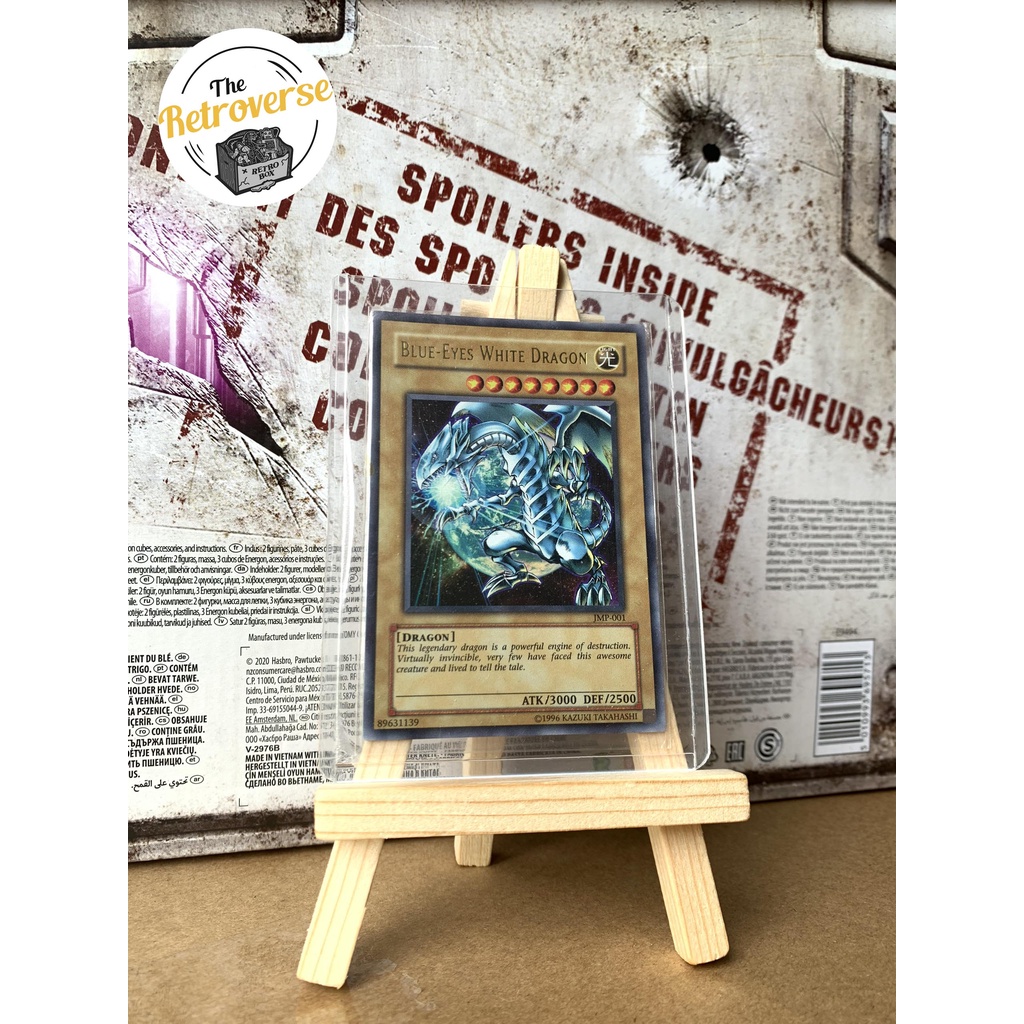Yugioh BlueEyes White Dragon JMP001 Ultra Rare Card Free Loader Shopee Malaysia
