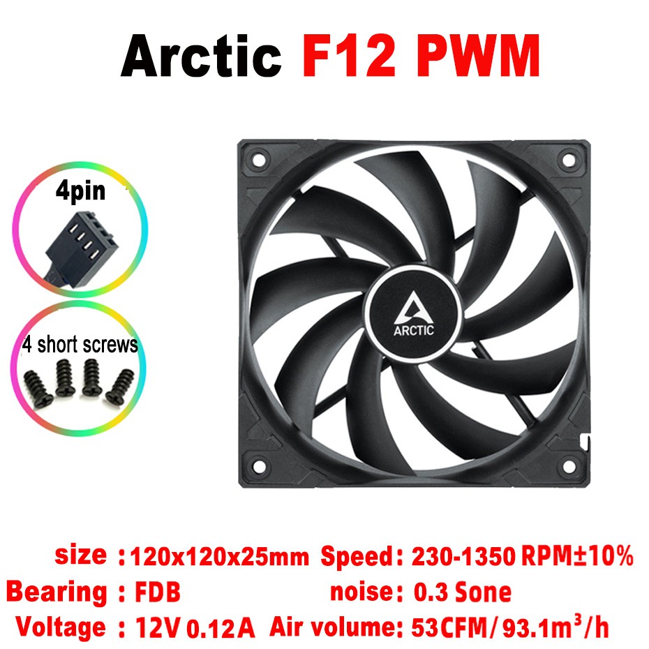 ARCTIC - Cooling F8 Ventola Di Raffreddamento - 1 X 80 Mm - 1 - 2000 - Foto 7