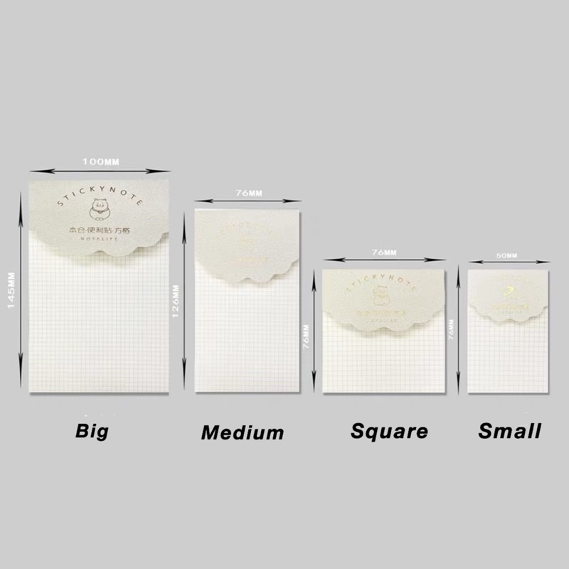 Sticky Notepad | Grid | Blank | Line | memopad | to-do list | | Shopee ...