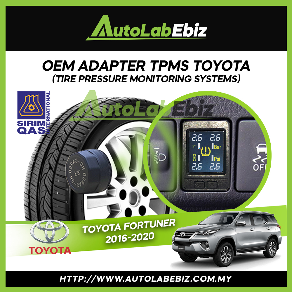 TPMS OEM Toyota Fortuner 20162020 Adapter Display Tire Pressure