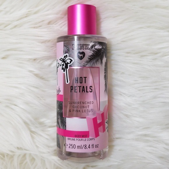 Pink hot petals online body spray