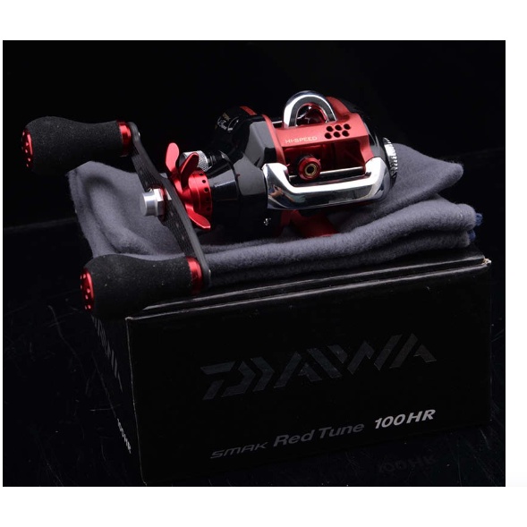 Daiwa Smak Red Tuned H100R 10+1BB JDM BAITCASTING REEL | Shopee Malaysia