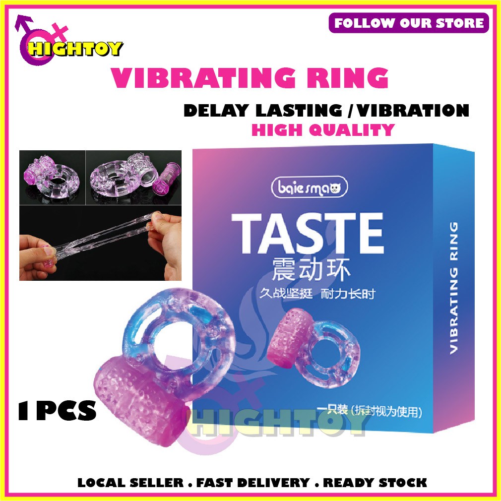 Vibrating Waterproof Men Vibrator Cock Ring Butterfly Penis Delay Penis