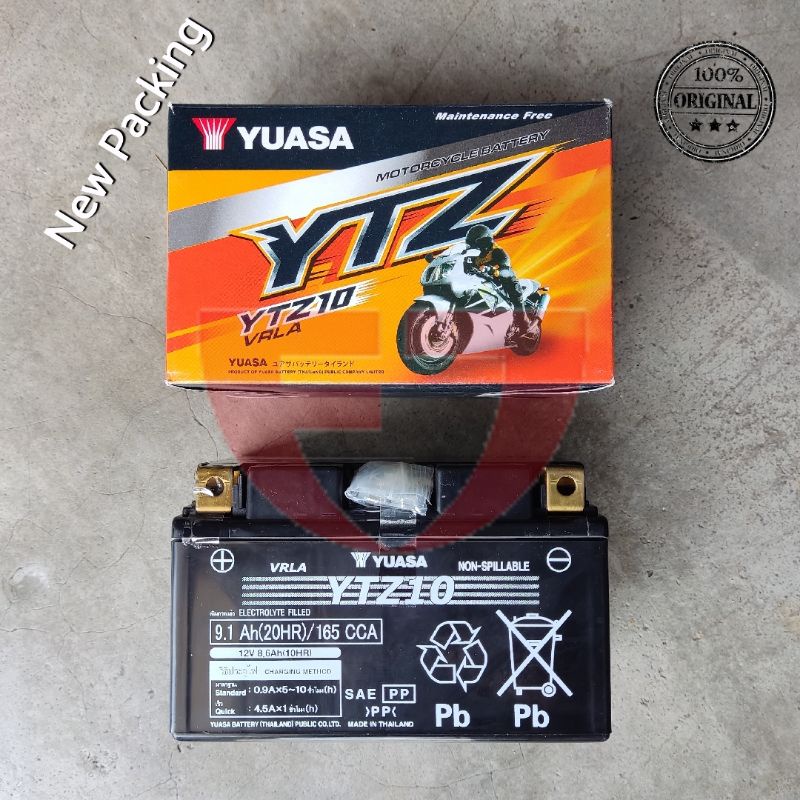 Batterie Gel Yuasa YTZ10S 12V 8,6Ah