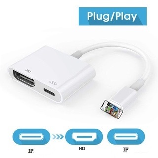 iP to HDTV / iP Digital AV Adapter for iP to TV or Projector | Shopee ...