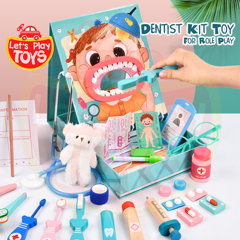 ready-stock-wooden-dentist-kit-toy-for-kids-role-play-gift-for-boys