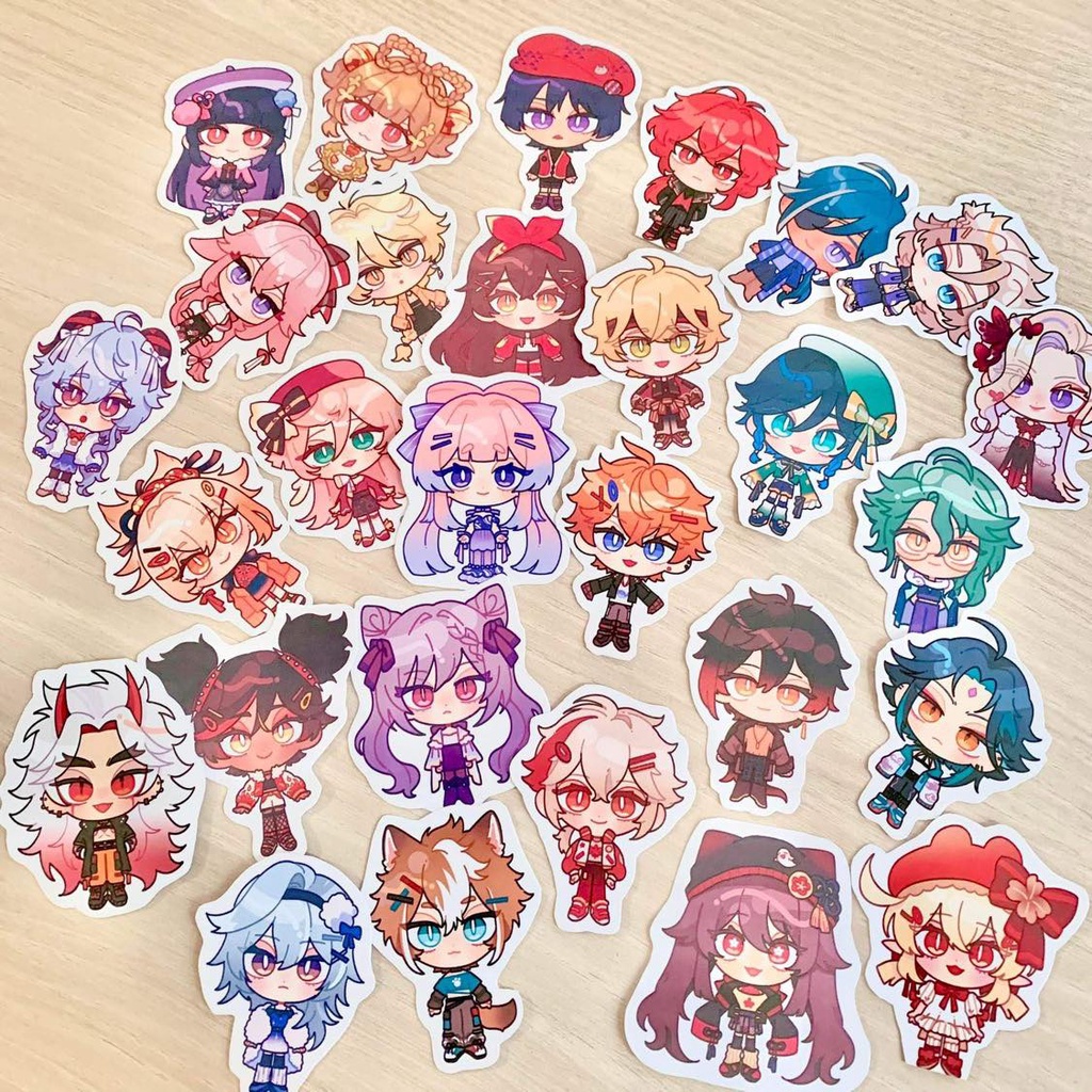 Random sticker Gacha GENSHIN / TWST | Shopee Malaysia