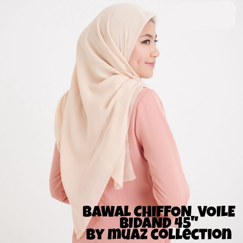 TOP SELL‼️ Bawal Chiffon Voile Premium Gred A by muaz collection Top ...