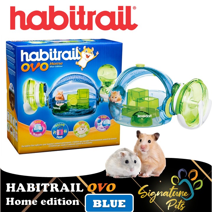 Habitrail ovo hotsell home blue edition