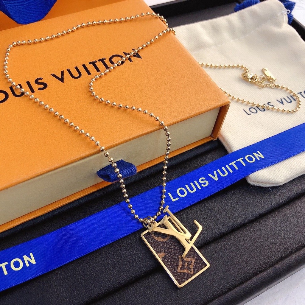Classic Lv Necklace Chain Letter Logo Louis Vuitton Choker