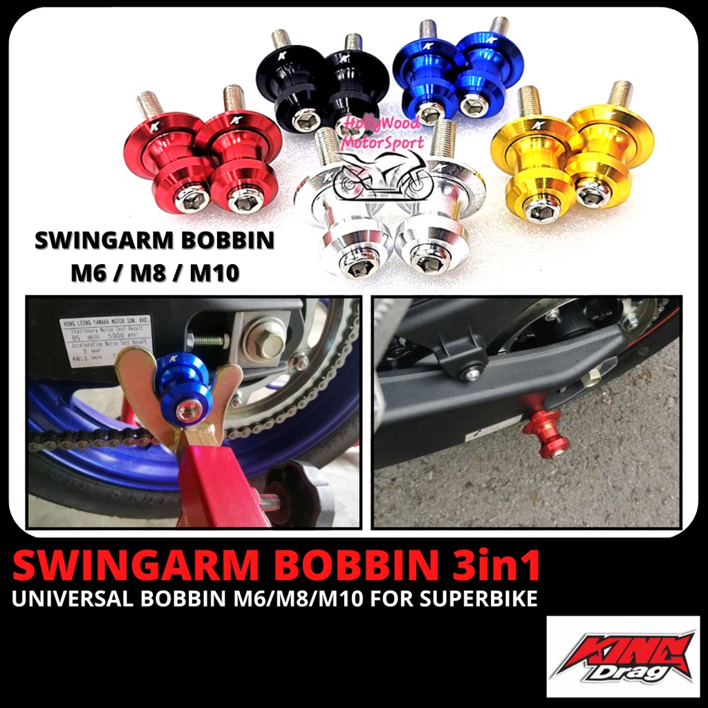 BOBBIN PADDOCK BOBIN SWING ARM ( M6 M8 M10 ) FOR R15 R25 MT07 MT09