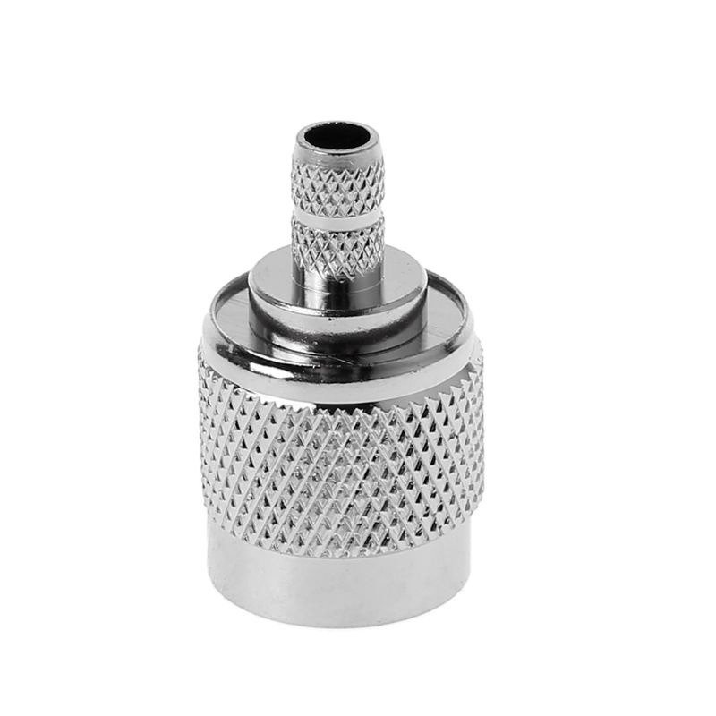 OMG TNC Male Plug RF Coax Connector Crimp Nickelplated For Cable RG58 ...