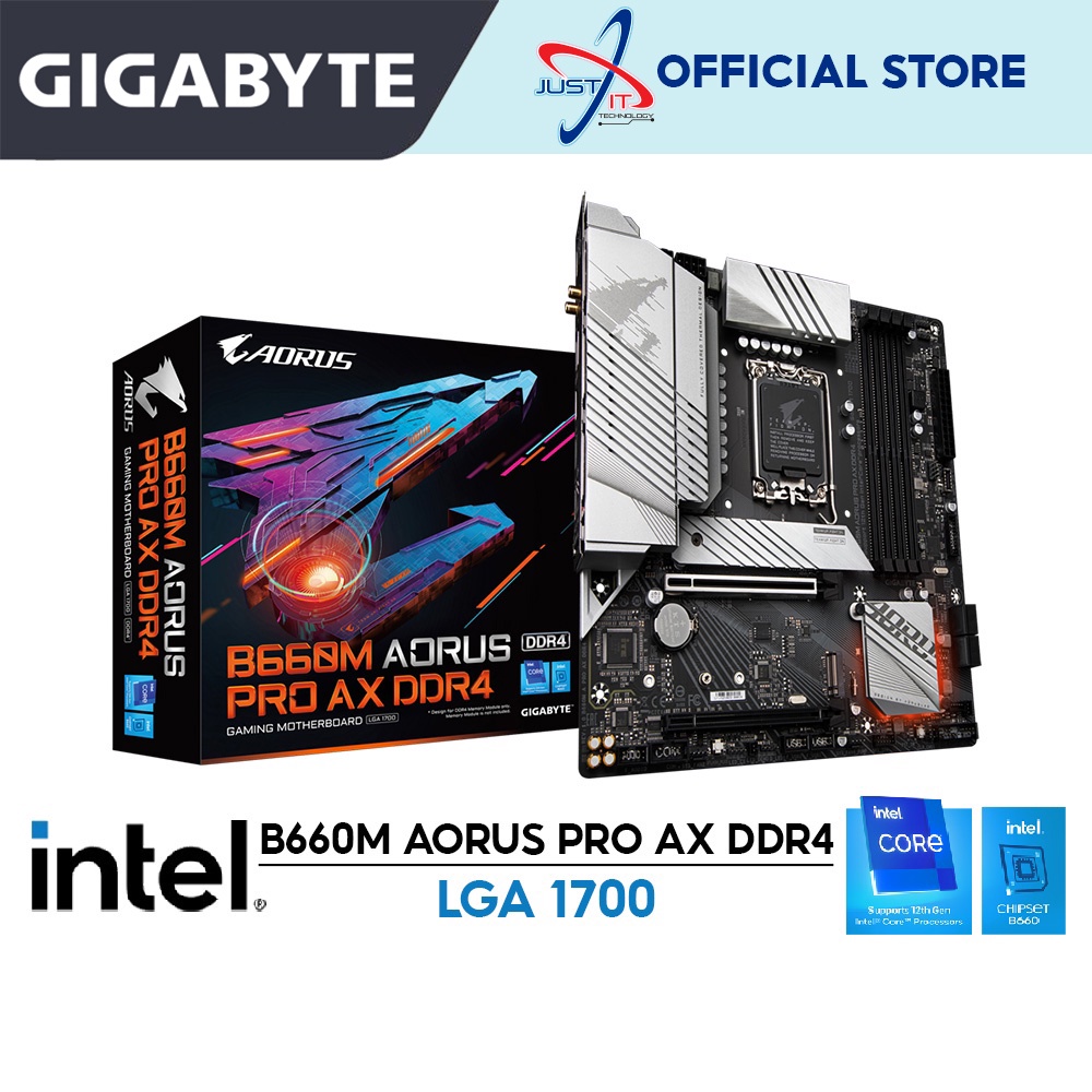 Gigabyte Aorus B660m Pro Ax Ddr4 Lga1700 Gaming Mainboard Combo Deal 