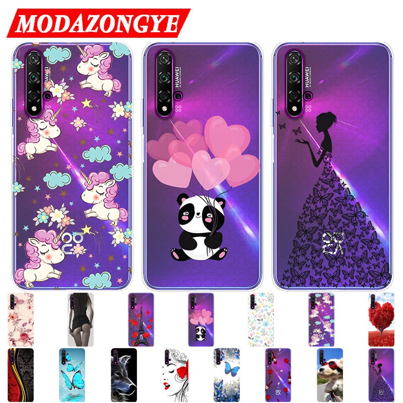 Huawei Nova 5T Case Silicone TPU Soft Cartoon Protective Back