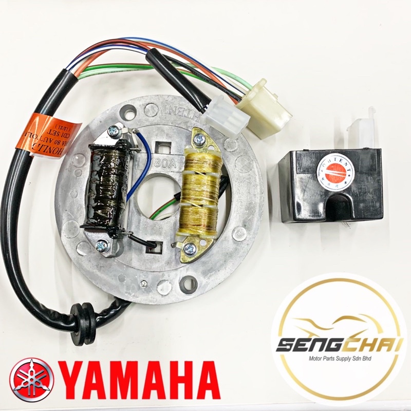 Yamaha Y80 Auto Lube CDI Set Y80 set cdi coil set Shopee Malaysia