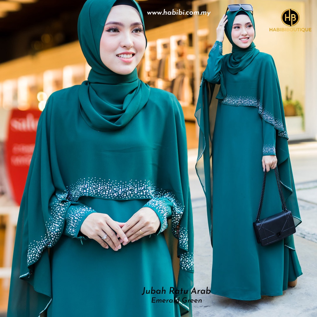 Jubah hotsell emerald green