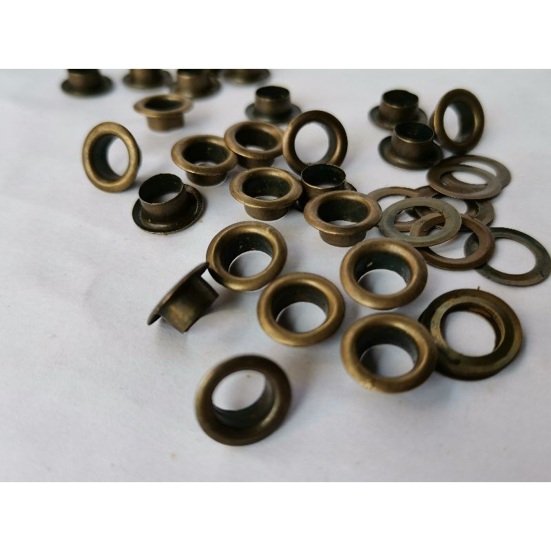 10pcs Metal Eyelet Ring DIY Handmade 6mm | Shopee Malaysia