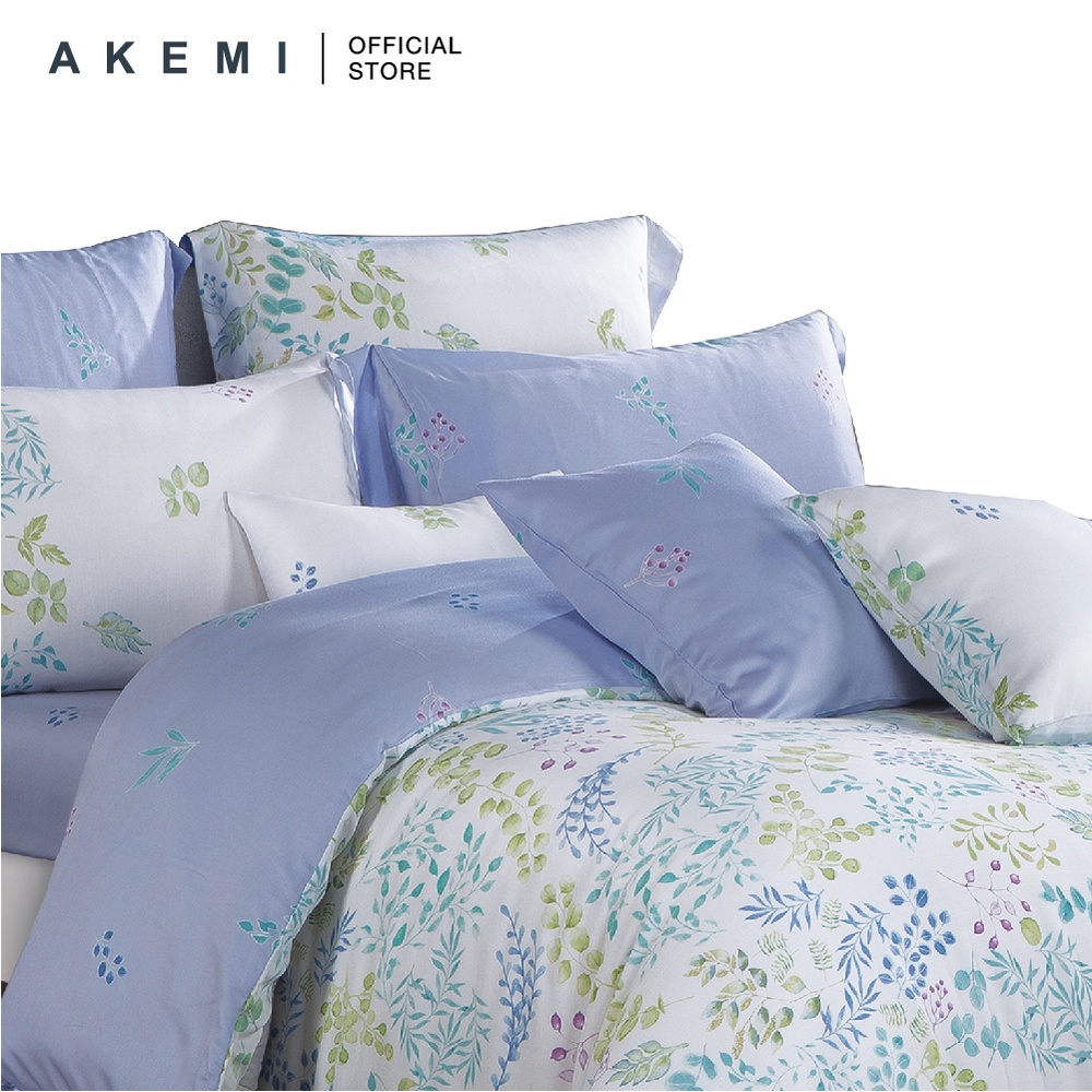 AKEMI TENCEL™ Modal Ardent Quilt Cover Set 880TC (Super Single/ Queen ...