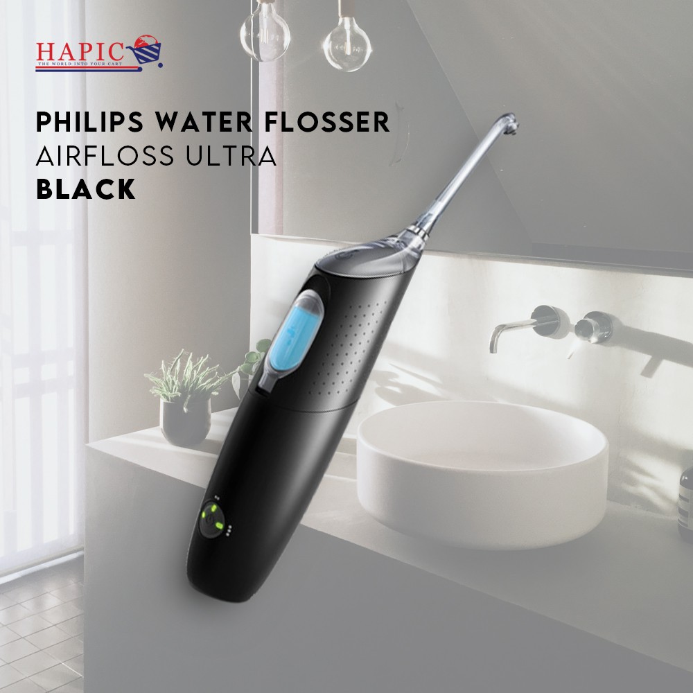 Philips Water Flosser Airfloss Ultra Black Shopee Malaysia