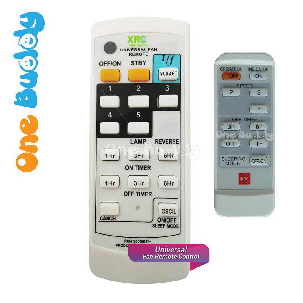 KDK CEILING FAN REMOTE CONTROL A11YSSL, A11YSWT REPLACEMENT Shopee