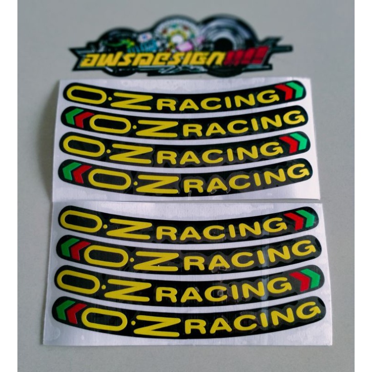 Oz Racing Rim Sticker | Shopee Malaysia